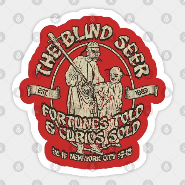 The Blind Seer 1883 Sticker by JCD666